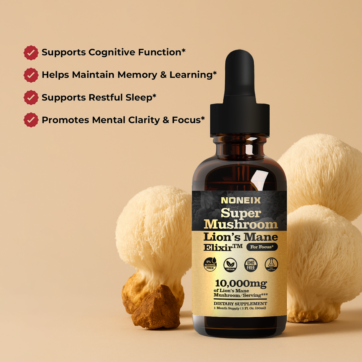 Noneix® Super Mushroom Lion's Mane Elixir™