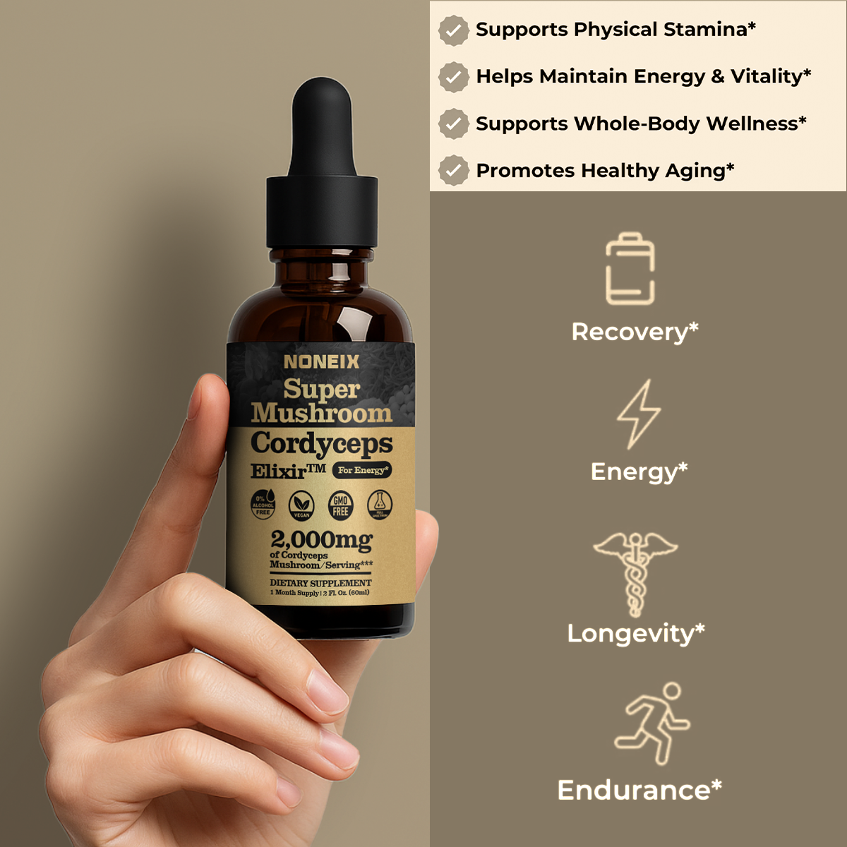 Noneix® Super Mushroom Cordyceps Elixir™