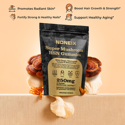 Noneix® Super Mushroom HSN Gummies (Hair. Skin. Nails)
